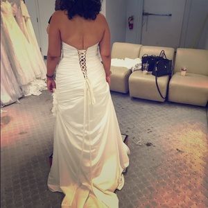 Brand new with tags strapless wedding dress